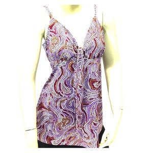 INC International Concepts Size M Mosaic print Top